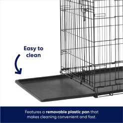 Frisco Heavy Duty Fold & Carry Double Door Collapsible Wire Dog Crate -Frisco 109789 PT3. AC SS1800 V1667228422