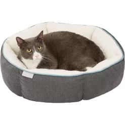 Frisco Sherpa Hexagon Bolster Cat & Dog Bed 11 Frisco Sherpa Hexagon Bolster Cat & Dog Bed -Frisco 144813 PT5. AC SS1800 V1578443391