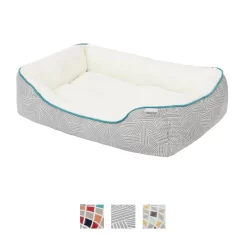 Frisco Sherpa Rectangular Bolster Cat & Dog Bed 7 Frisco Sherpa Rectangular Bolster Cat & Dog Bed -Frisco 144851 PT2. AC SS1800 V1566404560