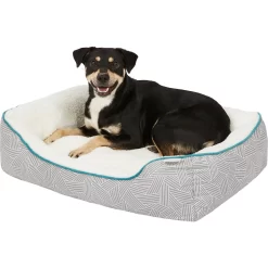 Frisco Sherpa Rectangular Bolster Cat & Dog Bed 9 Frisco Sherpa Rectangular Bolster Cat & Dog Bed -Frisco 144851 PT4. AC SS1800 V1578442937