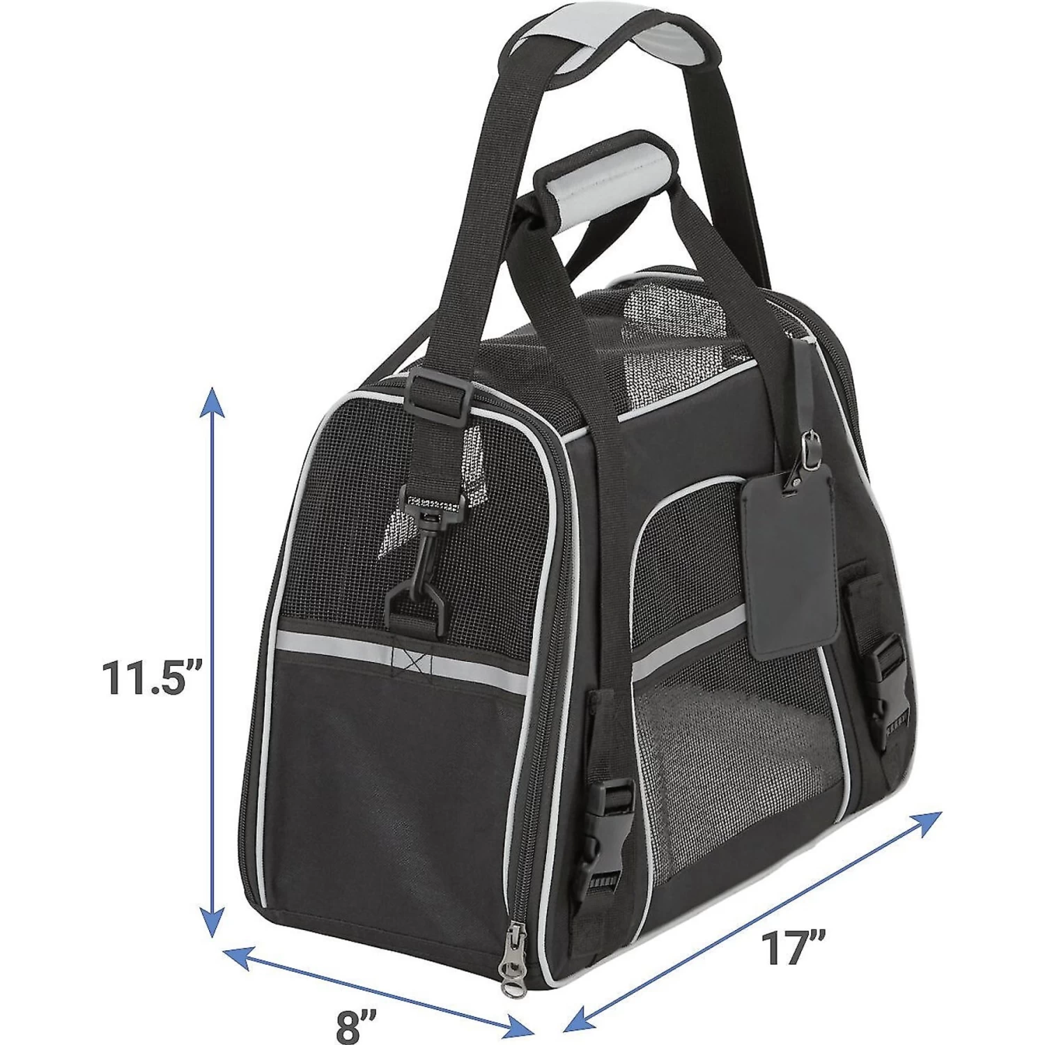 Frisco Basic Dog & Cat Carrier Bag, Black 3 Frisco Basic Dog & Cat Carrier Bag, Black - Image 3