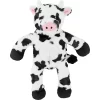 Frisco Cow Plush With Inside Rope Squeaky Dog Toy