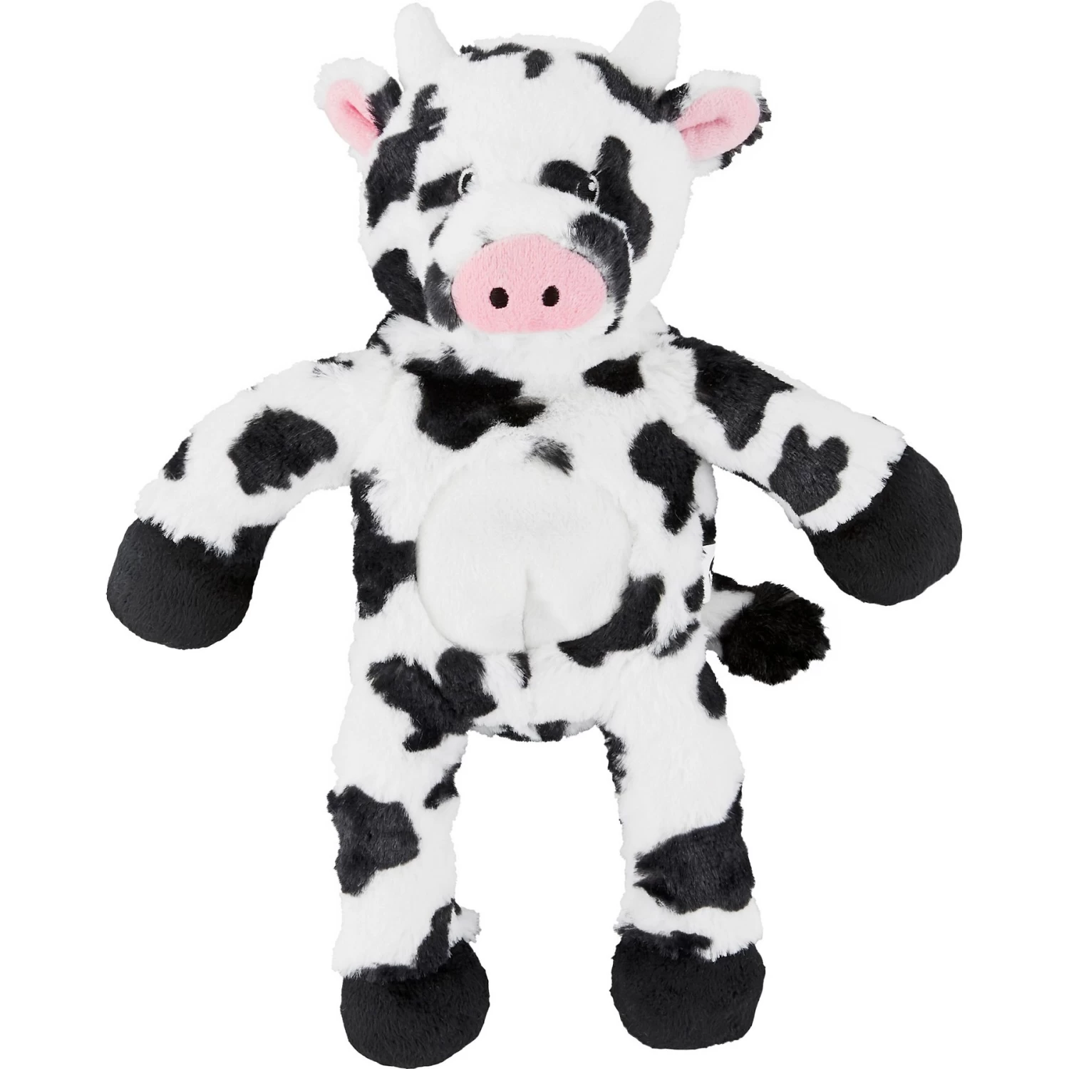 Frisco Cow Plush With Inside Rope Squeaky Dog Toy 1 Frisco Cow Plush With Inside Rope Squeaky Dog Toy