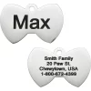 Frisco Stainless Steel Personalized Dog & Cat ID Tag, Bow Tie
