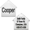 Frisco Stainless Steel Personalized Dog ID Tag, Dog House