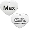 Frisco Personalized Dog & Cat ID Tag, Heart