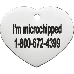 Frisco Personalized Dog & Cat ID Tag, Heart -Frisco 153006 PT4. AC SS1800 V1548964756