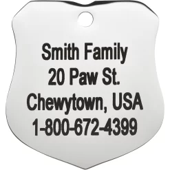 Frisco Stainless Steel Personalized Dog & Cat ID Tag, Badge -Frisco 153009 PT3. AC SS1800 V1548964788