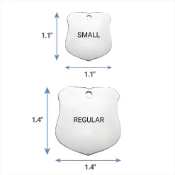 Frisco Stainless Steel Personalized Dog & Cat ID Tag, Badge -Frisco 153009 PT6. AC SS1800 V1541783440