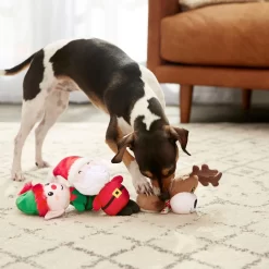 Frisco Holiday Santa's Helpers Plush Squeaky Dog Toy, 3 Count -Frisco 164633 PT3. AC SS1800 V1700690563