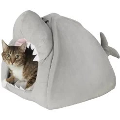 Frisco Novelty Shark Covered Cat & Dog Bed -Frisco 165339 PT5. AC SS1800 V1578443454