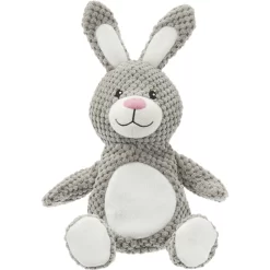 Frisco Bunny Textured Plush Squeaky Dog Toy