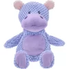 Frisco Hippo Textured Plush Squeaky Dog Toy