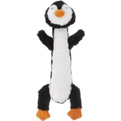 Frisco Penguin Skinny Plush Squeaky Dog Toy
