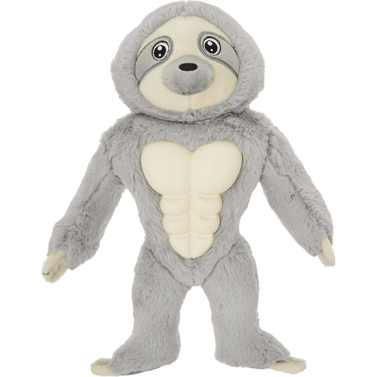 Frisco Sloth Muscle Plush Squeaky Dog Toy 1 Frisco Sloth Muscle Plush Squeaky Dog Toy