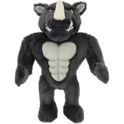 Frisco Rhino Muscle Plush Squeaky Dog Toy