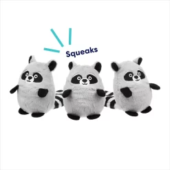 Frisco Trash Can & Raccoons Hide & Seek Puzzle Plush Squeaky Dog Toy Refills -Frisco 174766 PT2. AC SS1800 V1691783908