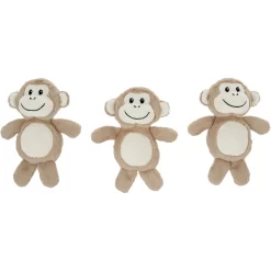 Frisco Monkeys In Tree Hide & Seek Puzzle Plush Squeaky Dog Toy Refills