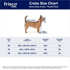 Frisco Heavy Duty Fold & Carry Double Door Collapsible Wire Dog Crate & Mat Kit 10 Frisco Heavy Duty Fold & Carry Double Door Collapsible Wire Dog Crate & Mat Kit -Frisco 212618 PT2. AC SS1800 V1667229328