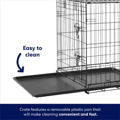 Frisco Heavy Duty Fold & Carry Double Door Collapsible Wire Dog Crate & Mat Kit 12 Frisco Heavy Duty Fold & Carry Double Door Collapsible Wire Dog Crate & Mat Kit -Frisco 212618 PT4. AC SS1800 V1667227171