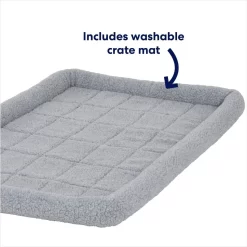 Frisco Fold & Carry Single Door Collapsible Wire Dog Crate & Mat Kit -Frisco 212620 PT5. AC SS1800 V1671718797