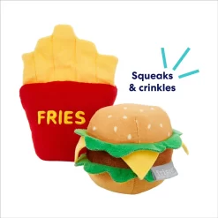 Frisco Burger & Fries Plush Squeaky Dog Toy 7 Frisco Burger & Fries Plush Squeaky Dog Toy -Frisco 213822 PT2. AC SS1800 V1695748418