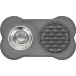 Frisco Silicone Slow Feeder Mat With Stainless Steel Bowl -Frisco 215983 PT3. AC SS1800 V1591020073