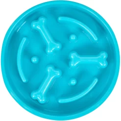 Frisco Bone Shaped Ridges Slow Feed Bowl