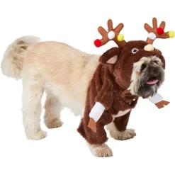 Frisco Front Walking Reindeer Dog & Cat Costume, 1 Count -Frisco 228790 PT3. AC SS1800 V1631299657