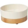 Frisco Melamine Dog & Cat Bowl With Bamboo Base