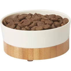 Frisco Melamine Dog & Cat Bowl With Bamboo Base -Frisco 232065 PT3. AC SS1800 V1608595365