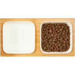 Frisco Square Melamine Dog & Cat Bowl Set With Bamboo Stand 10 Frisco Square Melamine Dog & Cat Bowl Set With Bamboo Stand -Frisco 232076 PT3. AC SS1800 V1605145031