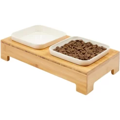 Frisco Square Melamine Dog & Cat Bowl Set With Bamboo Stand 12 Frisco Square Melamine Dog & Cat Bowl Set With Bamboo Stand -Frisco 232076 PT6. AC SS1800 V1684761684