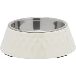 Frisco Hammered Melamine Stainless Steel Dog Bowl