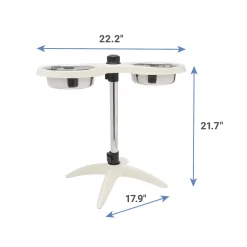 Frisco Adjustable Stainless Steel Double Elevated Dog Bowls -Frisco 232097 PT6. AC SS1800 V1605747106