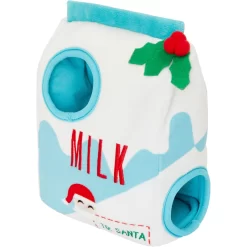 Frisco Holiday Milk & Gingerbread Cookies Hide & Seek Puzzle Plush Squeaky Dog Toy -Frisco 233262 PT3. AC SS1800 V1600882557
