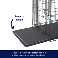 Frisco Heavy Duty Enhanced Lock Double Door Fold & Carry Wire Dog Crate & Mat Kit -Frisco 233736 PT4. AC SS1800 V1671661416