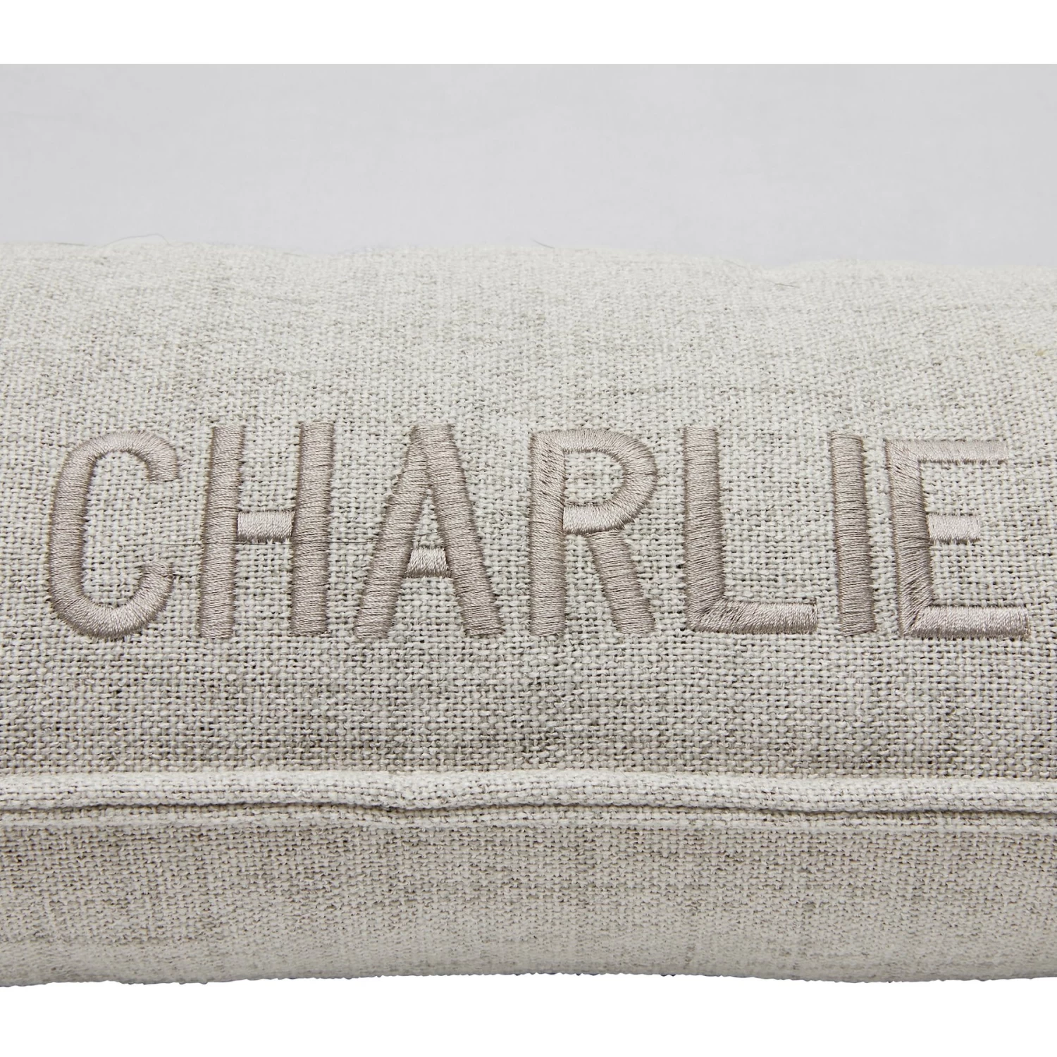 Frisco Orthopedic Personalized Bolster Dog Bed W/Removable Cover, Light Gray 5 Frisco Orthopedic Personalized Bolster Dog Bed W/Removable Cover, Light Gray - Image 5