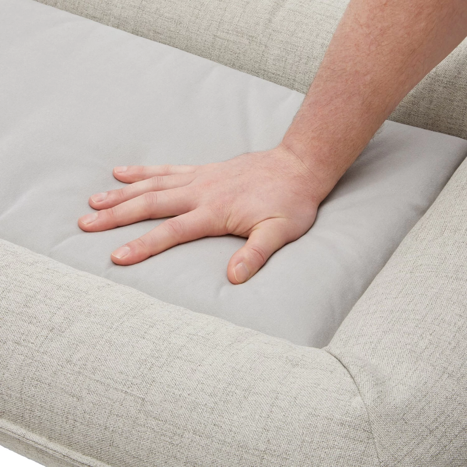 Frisco Orthopedic Personalized Bolster Dog Bed W/Removable Cover, Light Gray 7 Frisco Orthopedic Personalized Bolster Dog Bed W/Removable Cover, Light Gray - Image 7