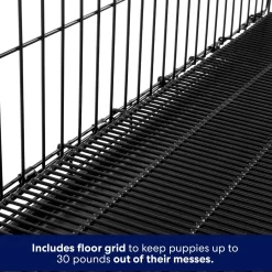 Frisco Heavy Duty All-in-1 Multi-Stage 3 Door Collapsible Wire Dog Crate -Frisco 247915 PT3. AC SS1800 V1609194742