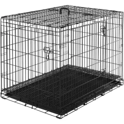 Frisco Heavy Duty All-in-1 Multi-Stage 3 Door Collapsible Wire Dog Crate -Frisco 247915 PT7. AC SS1800 V1611872185