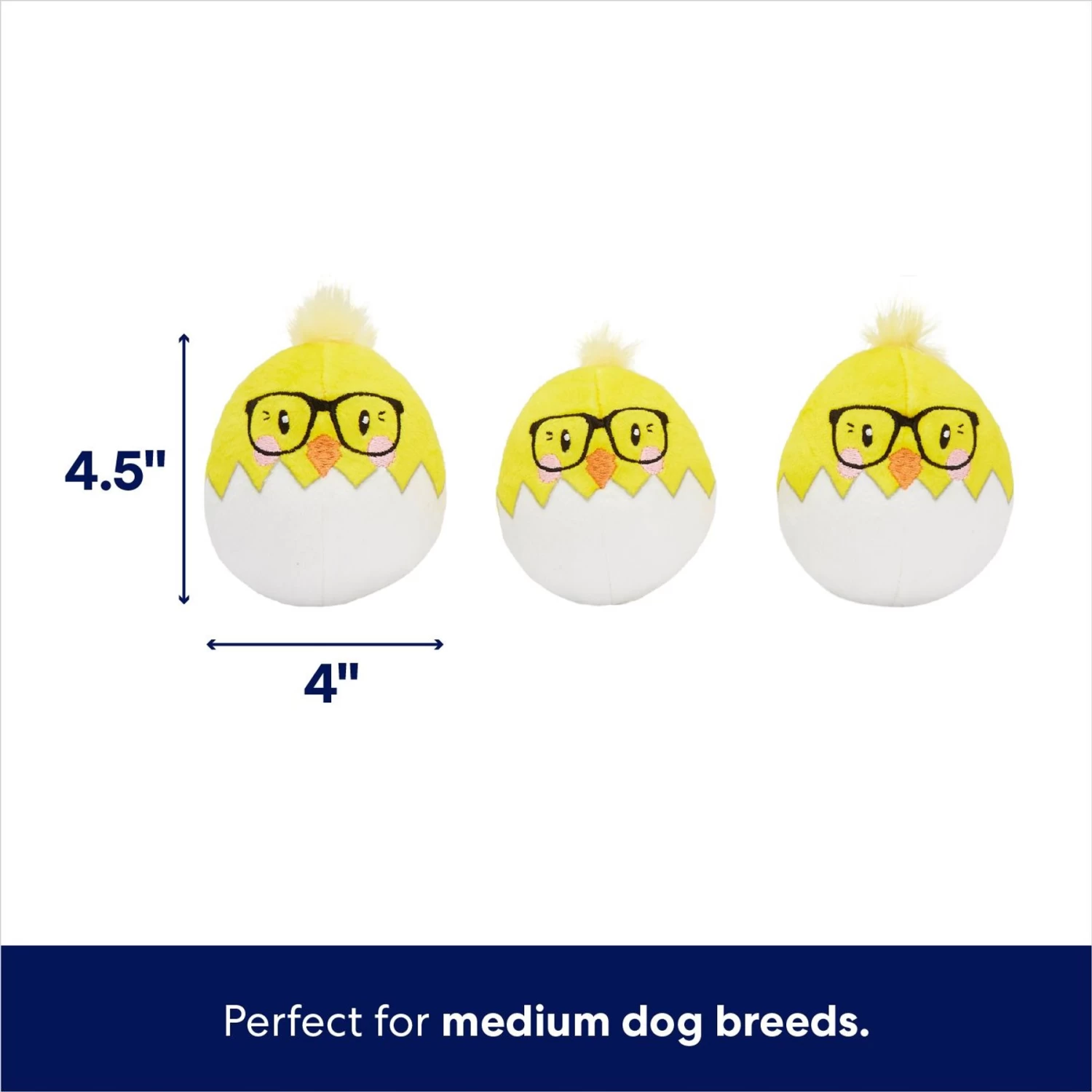 Frisco Spring Easter Egg Hide & Seek Plush Squeaky Dog Toy 3 Frisco Spring Easter Egg Hide & Seek Plush Squeaky Dog Toy - Image 3