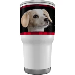 Frisco Double Walled Red Plaid Personalized Tumbler, 30-oz Cup -Frisco 249346 PT3. AC SS1800 V1602042957