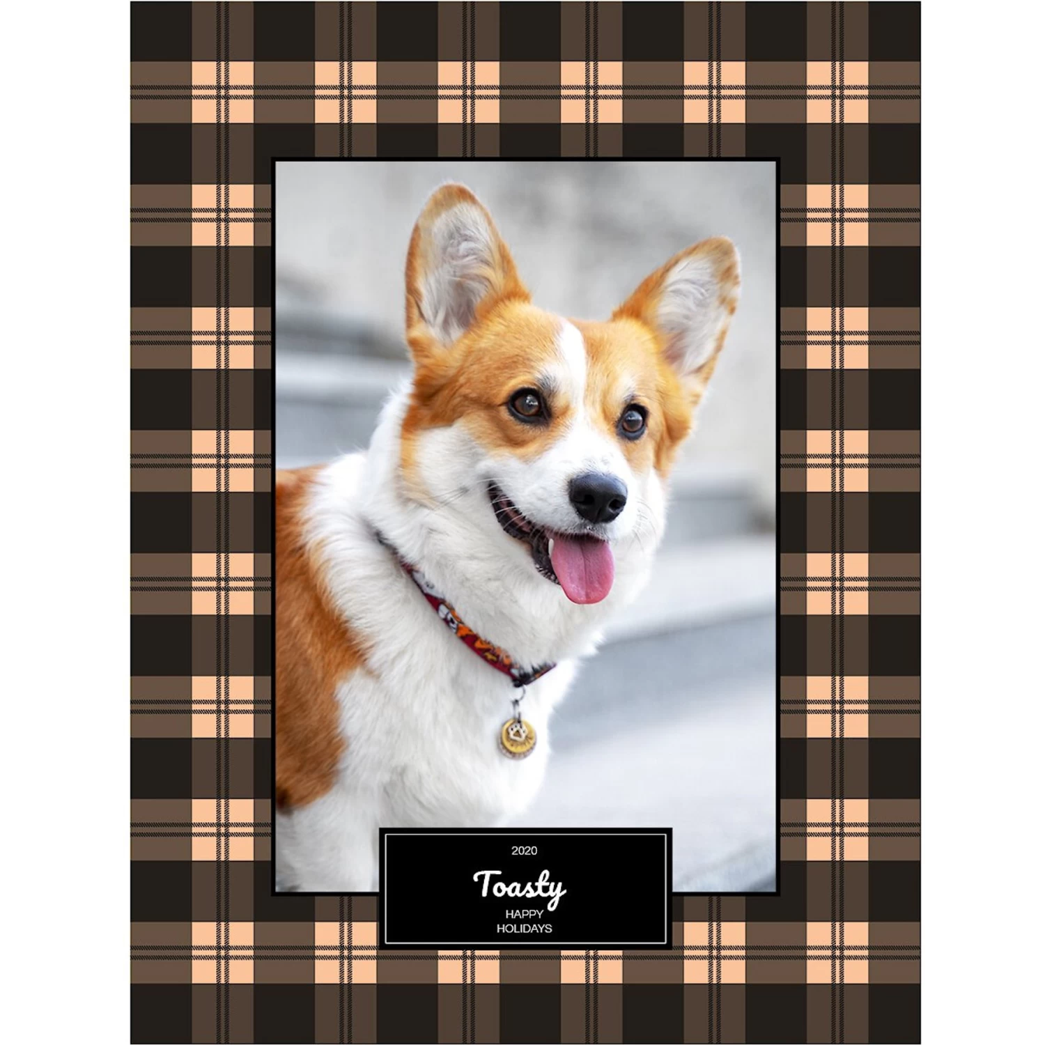 Frisco Plaid Sherpa Fleece Personalized Blanket, 60" X 80" 3 Frisco Plaid Sherpa Fleece Personalized Blanket, 60" X 80" - Image 3