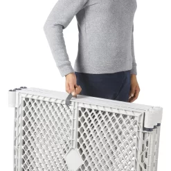 Frisco 6-Panel Plastic Exercise Dog Playpen, Light Gray -Frisco 252045 PT5. AC SS1800 V1611089739