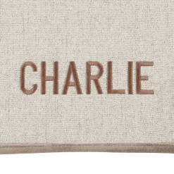 Frisco Faux Linen Personalized Dog & Cat Blanket, Beige, Large -Frisco 252621 PT4. AC SS1800 V1604701616