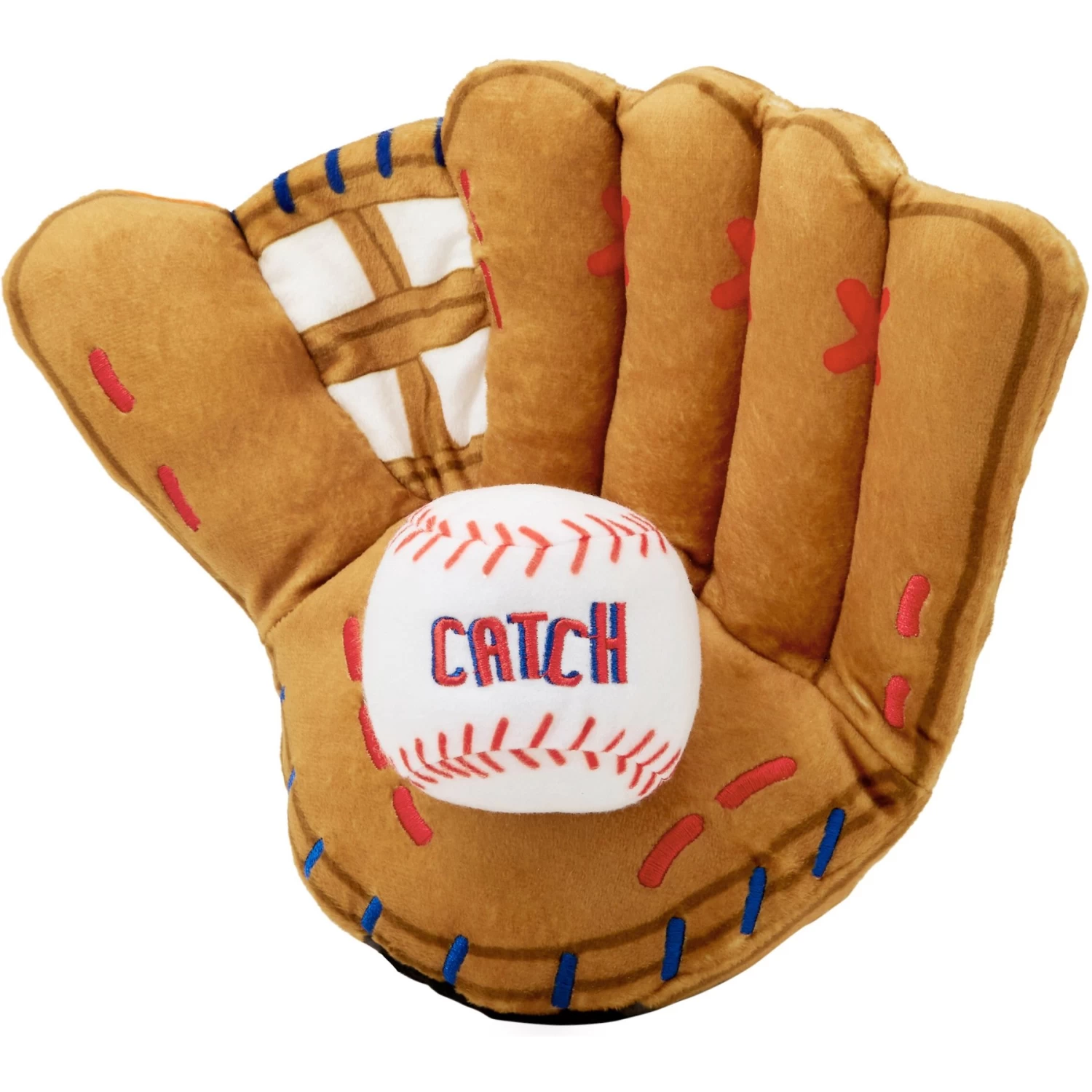 Frisco Baseball Mitt & Ball Interactive Plush Squeaky Dog Toy 1 Frisco Baseball Mitt & Ball Interactive Plush Squeaky Dog Toy