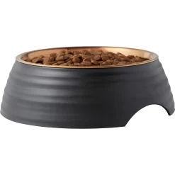 Frisco Matte Black Design Light Copper Stainless Steel Dog & Cat Bowl -Frisco 253051 PT3. AC SS1800 V1616526482
