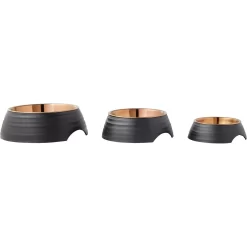 Frisco Matte Black Design Light Copper Stainless Steel Dog & Cat Bowl -Frisco 253051 PT6. AC SS1800 V1616526393