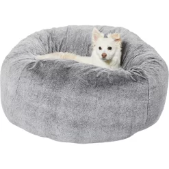 Frisco Plush Pouf Pillow Cat & Dog Bed -Frisco 255195 PT2. AC SS1800 V1616076741